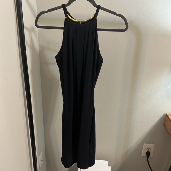 MICHAEL Michael Kors | Dresses | Classy Navy Blue Halter Dress With Gold Neck Detail | Poshmark MICHAEL Michael Kors | Dresses | Classy Navy Blue Halter Dress With Gold Neck Detail | Poshmark
